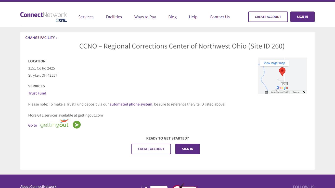 CCNO - Regional Corrections Center of Northwest Ohio - ConnectNetwork